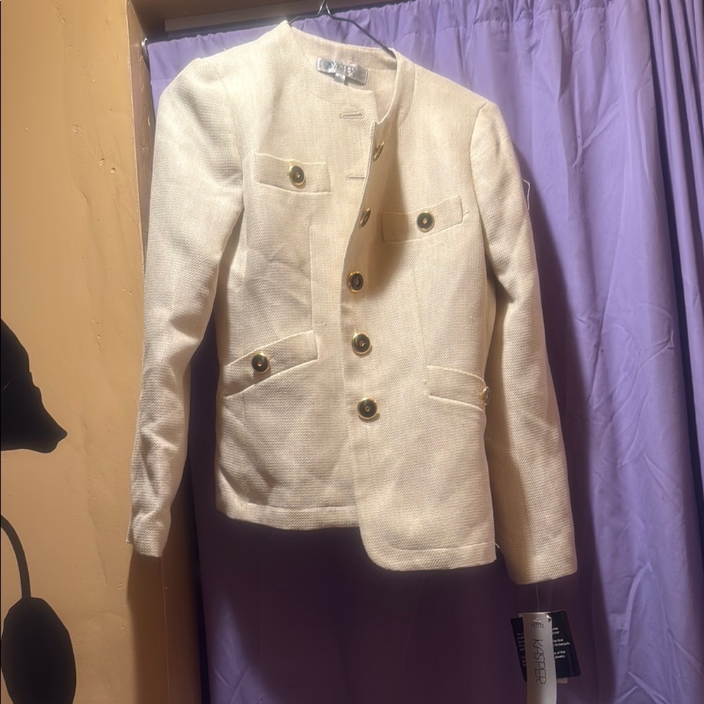 Kasper Blazer with Notched Lapel